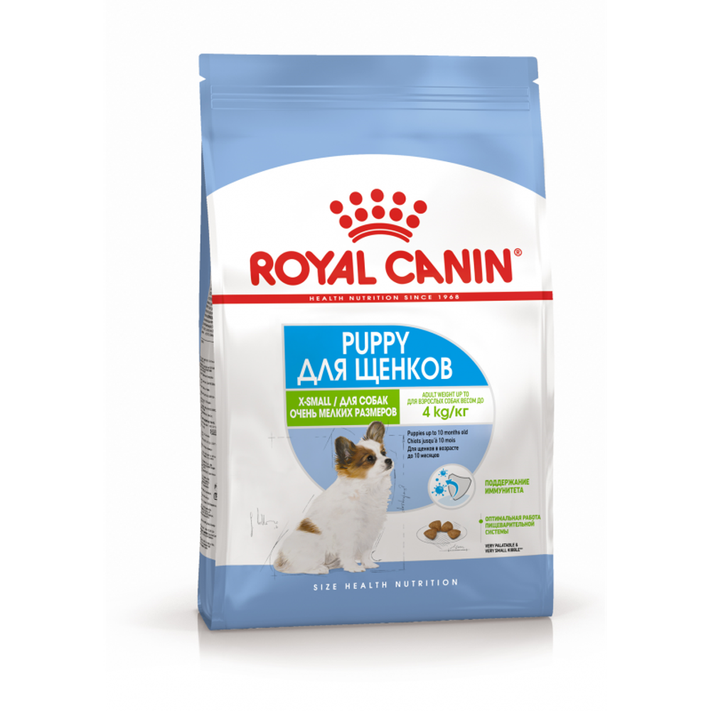 Royal Canin X-Small Puppy Икс-Смол Паппи Корм сухой для щенков миниатюрных пород в возрасте до 10 месяцев 500г