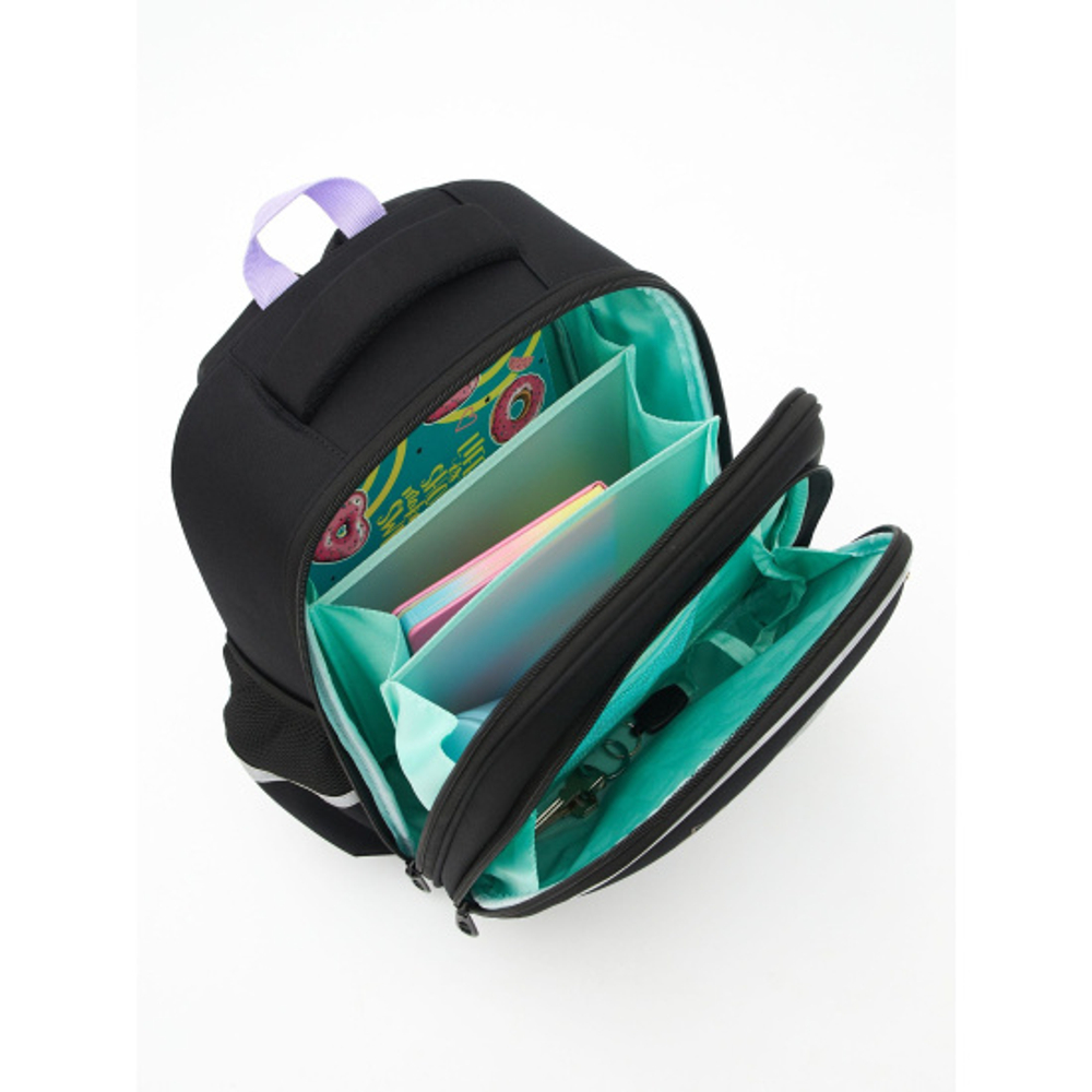 Ранец, спинка ортопедическая EVA, 2 отделения, 36*28*16 см, Grizzly, RAz-486-3