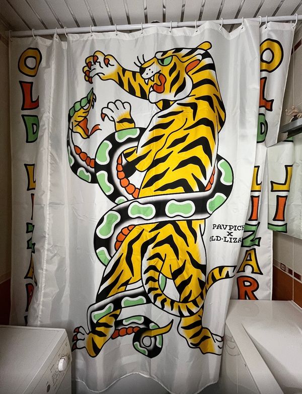 Шторка для ванной Old Lizard Title Fight - фото 2