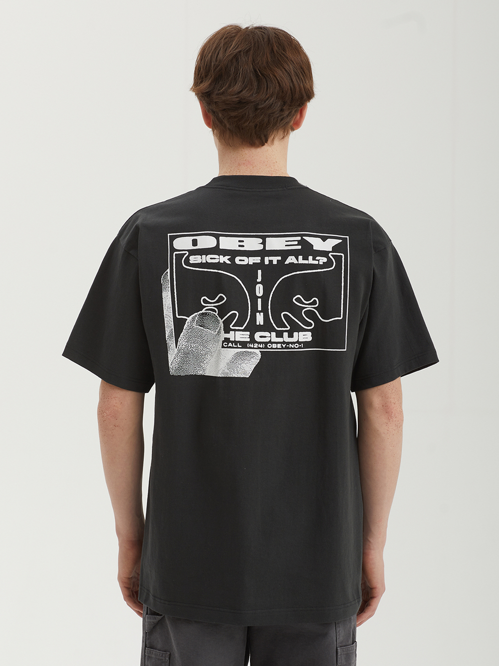 Мужская Футболка Obey Club