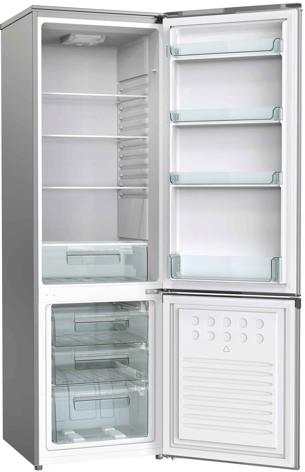 Отдельностоящий двухкамерный холодильник Gorenje RK4171ANX