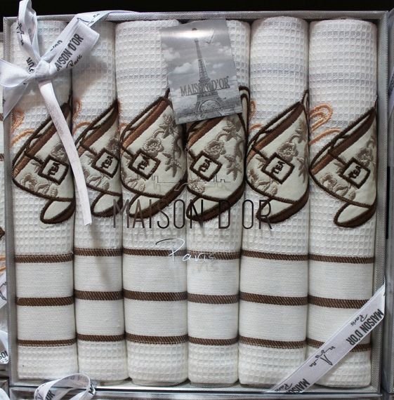 Набор салфеток для кухни  EKOSE - ЭКОСЕ в размере 50х70 Maison Dor  Турция