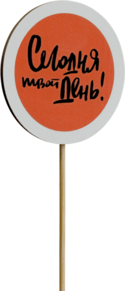 Топпер Сегодня твой день! (Комплект 5шт.)