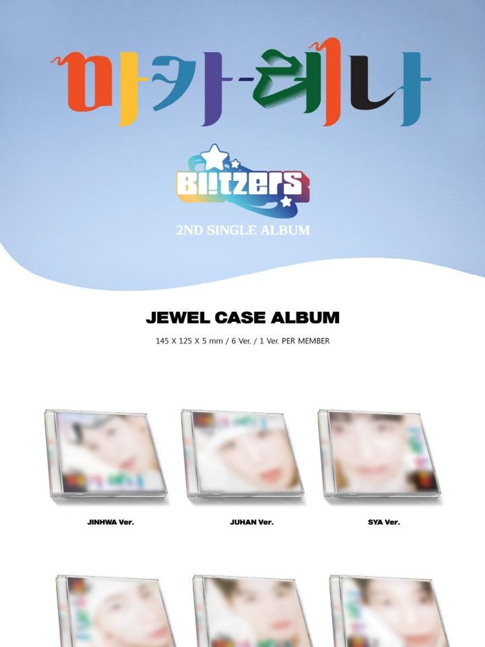 Альбом BLITZERS - MACARENA 2nd Single Album JEWEL CASE RANDOM Version