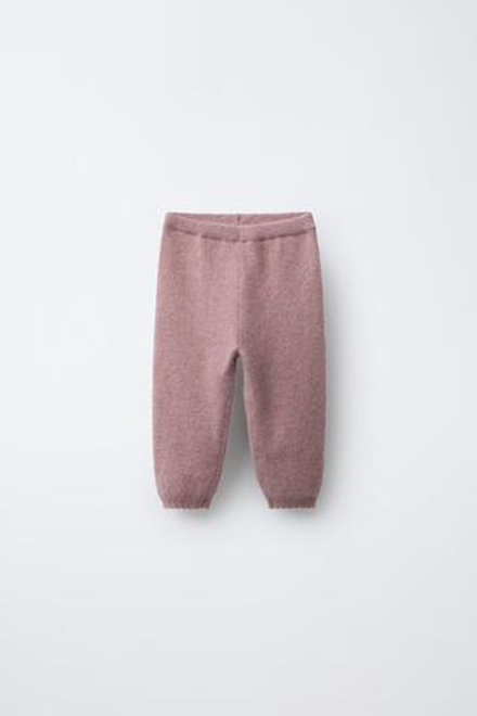 ZARA БРЮКИ BAGGY ИЗ 100% КАШЕМИРАБРЮКИ BAGGY ИЗ 100% КАШЕМИРА, СВЕТЛО-РОЗОВЫЙ