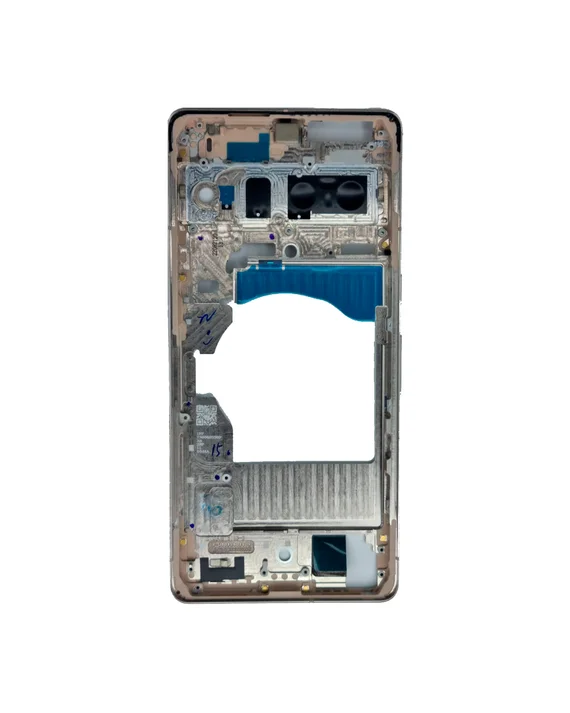 Средняя часть корпуса (рамка) для Google Pixel 7 Pro серо - зеленая (Hazel)