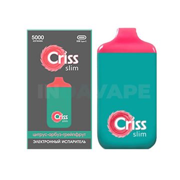 Купить Одноразовый Pod Criss Slim - Цитрус Арбуз Грейпфрут (5000 затяжек)