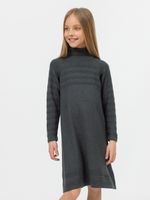 Платье для девочки AT98 темно-серый