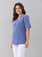 Блузка БЛ-122/фламли-индиго