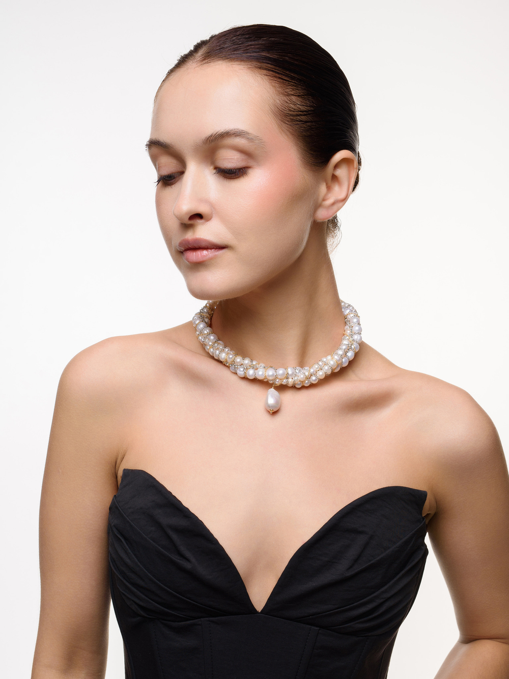 Колье "Holiday" Mini из натурального жемчуга