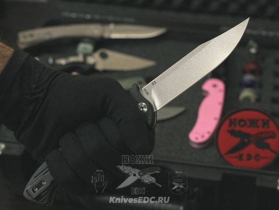 Складной нож Reptilian-НР c клинком из стали D2, рукоять G10