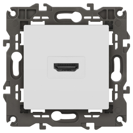 Розетка ЭРА Elegance 14-3114-01 HDMI IP20 белый