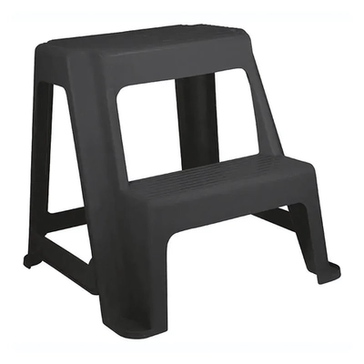 Табурет универсальный со ступенькой Черный 0,48,47х0,41м