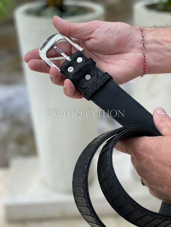 Ремень из кожи питона AC-60