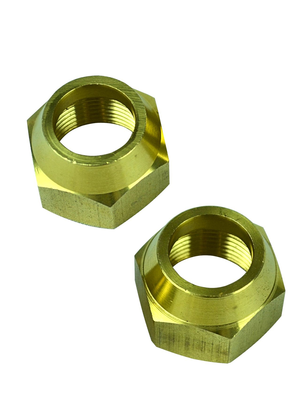 Штуцер (соединитель) для медных труб кондиционера 3/4 с гайками в комплекте из латуни