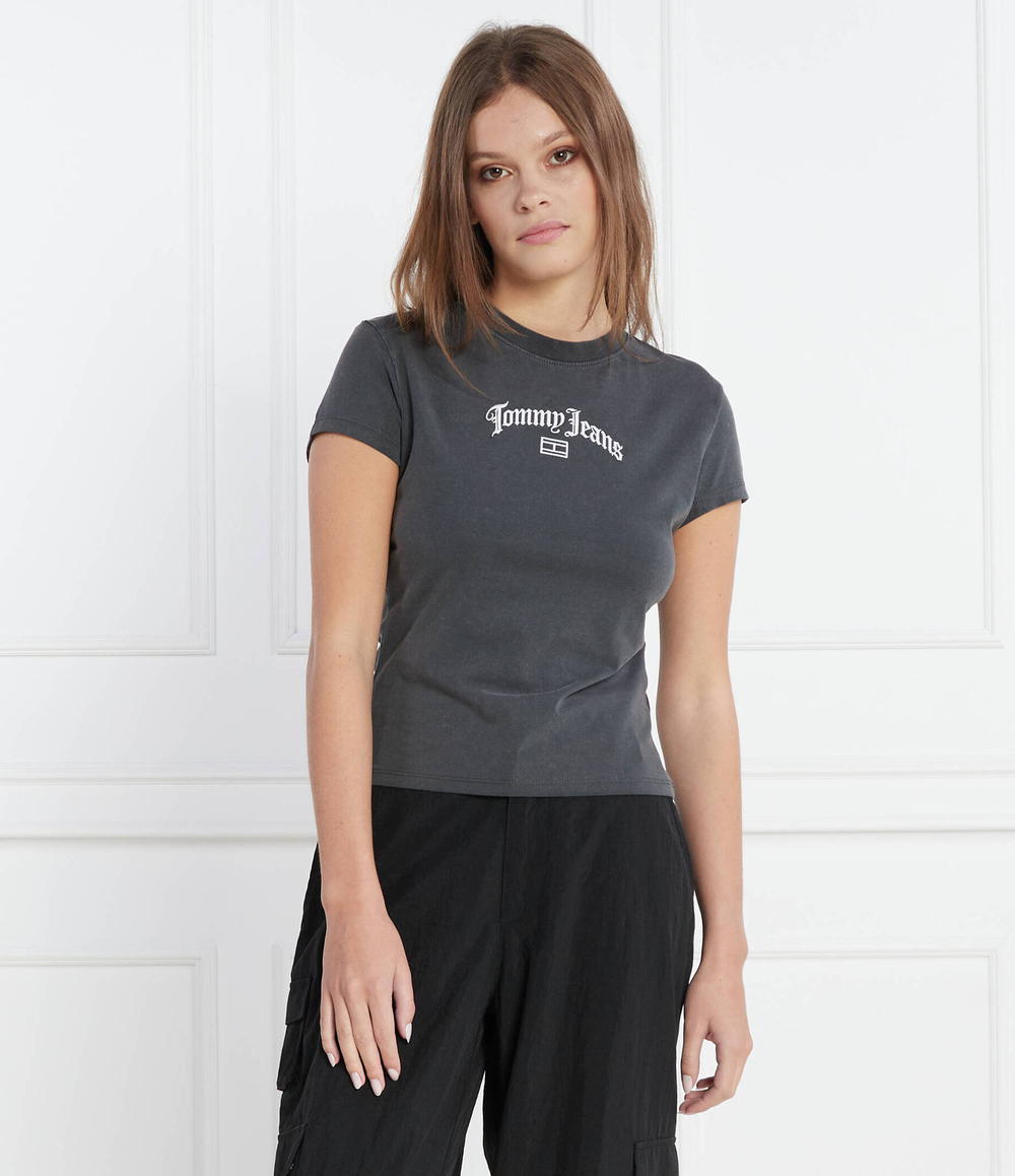 Футболка BBY GRUNGE Tommy Jeans - графитовый(DW0DW17126)