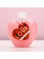 Гель для душа Love, 430 мл, аромат ягодного чизкейка, Чистое