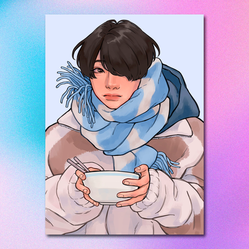 Арт принт / pepe roni / STRAY KIDS / Хёнджин