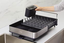 Сушилка для посуды раздвижная Extend Steel серая Joseph Joseph