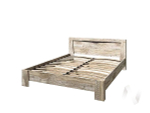 Кровать 1;6м с ортопедом Cпальня Ривьера (дуб юкон/дуб юкон; бетон темный)
