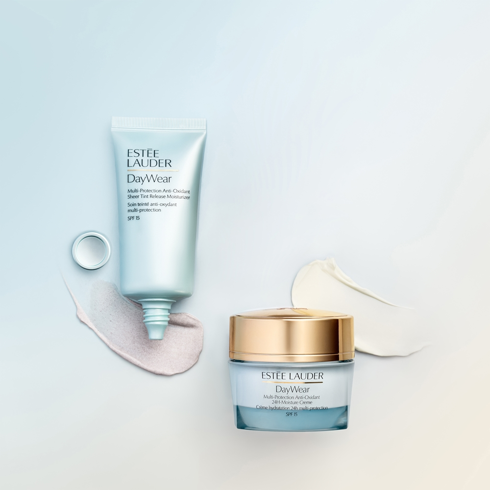 Estee Lauder DayWear Multi-Protection Anti-Oxidant Sheer Tint Release Moisturizer SPF 15 - Тонирующий крем для лица, увлажняющий, для всех типов кожи SPF 15, 50 ml