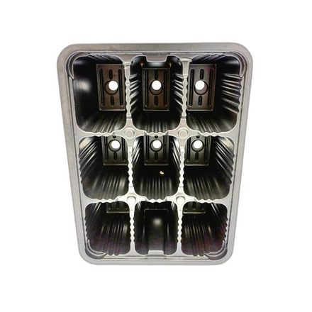 Кассета для рассады  9 ячеек мини 180x135, V-95мл