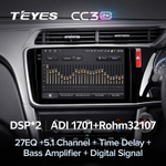 Teyes CC3 2K 10,2"для Honda City, Grace 1 2014-2017 (прав)