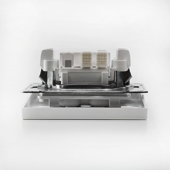 Переключатель 1-кл. ArtGallery IP44 10AX быстрозажим. клем. механизм бел. SE GAL440161S