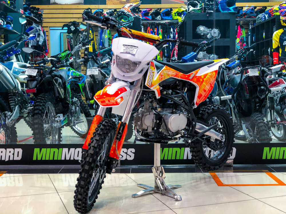 Питбайк SSSR CORE 125 SA 17/14 Cosmic Orange 1 (Полуавтоматическая КПП)