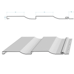 Сайдинг Docke Premium Корабельный брус D4.5D Лимон 3600 мм