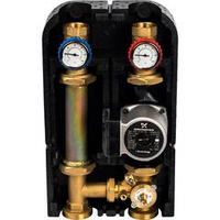 STOUT Насосная группа с 3-ходовым приводным смесителем 1 1/4" с насосом Grundfos UPSO 32-65 DN 32, 39 kW[DT10°C]