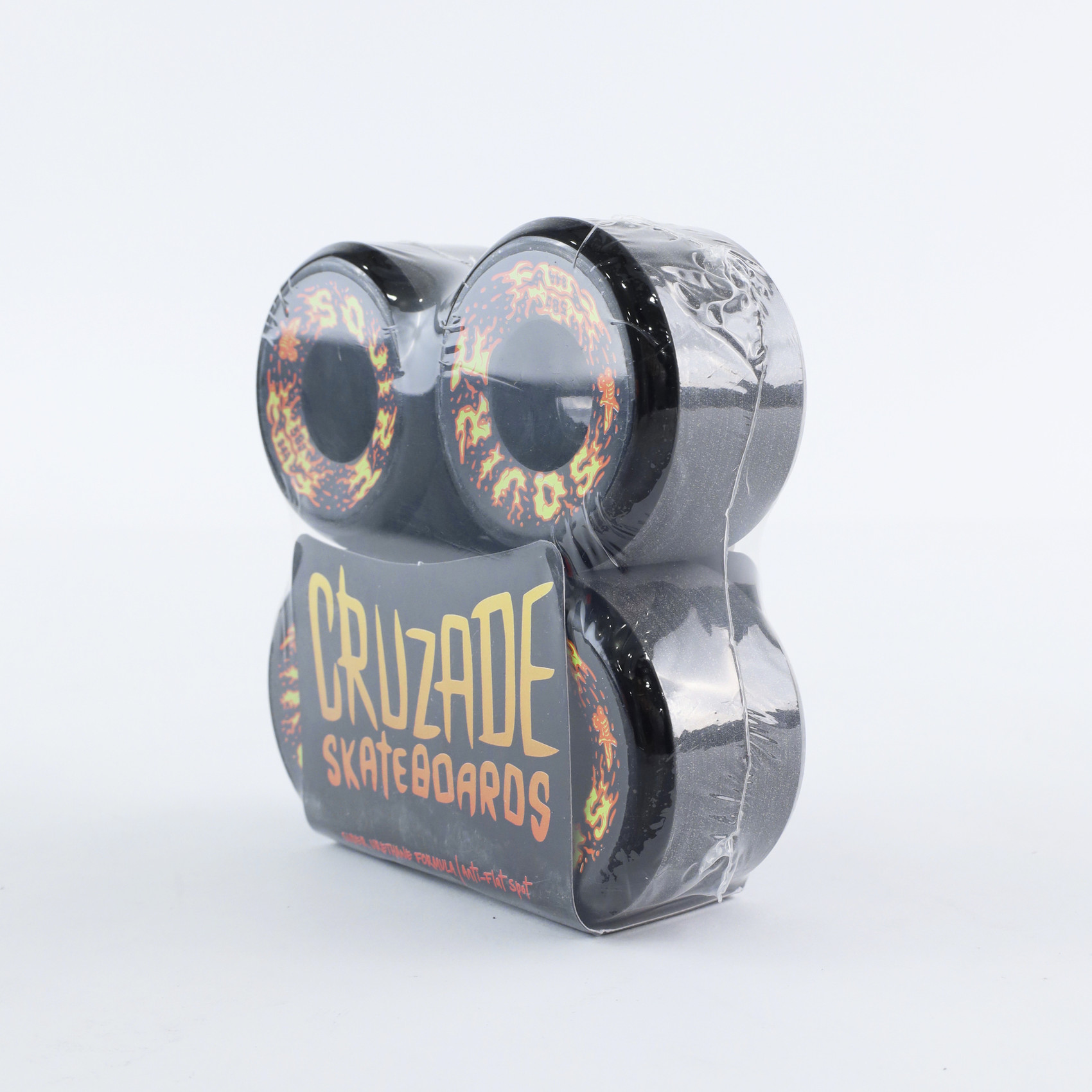 Колеса Cruzade Squirt Wheels (black, orange) 84A артикул:VckosIY8hMjpanJvC-86B3 - купить в магазине Дайс