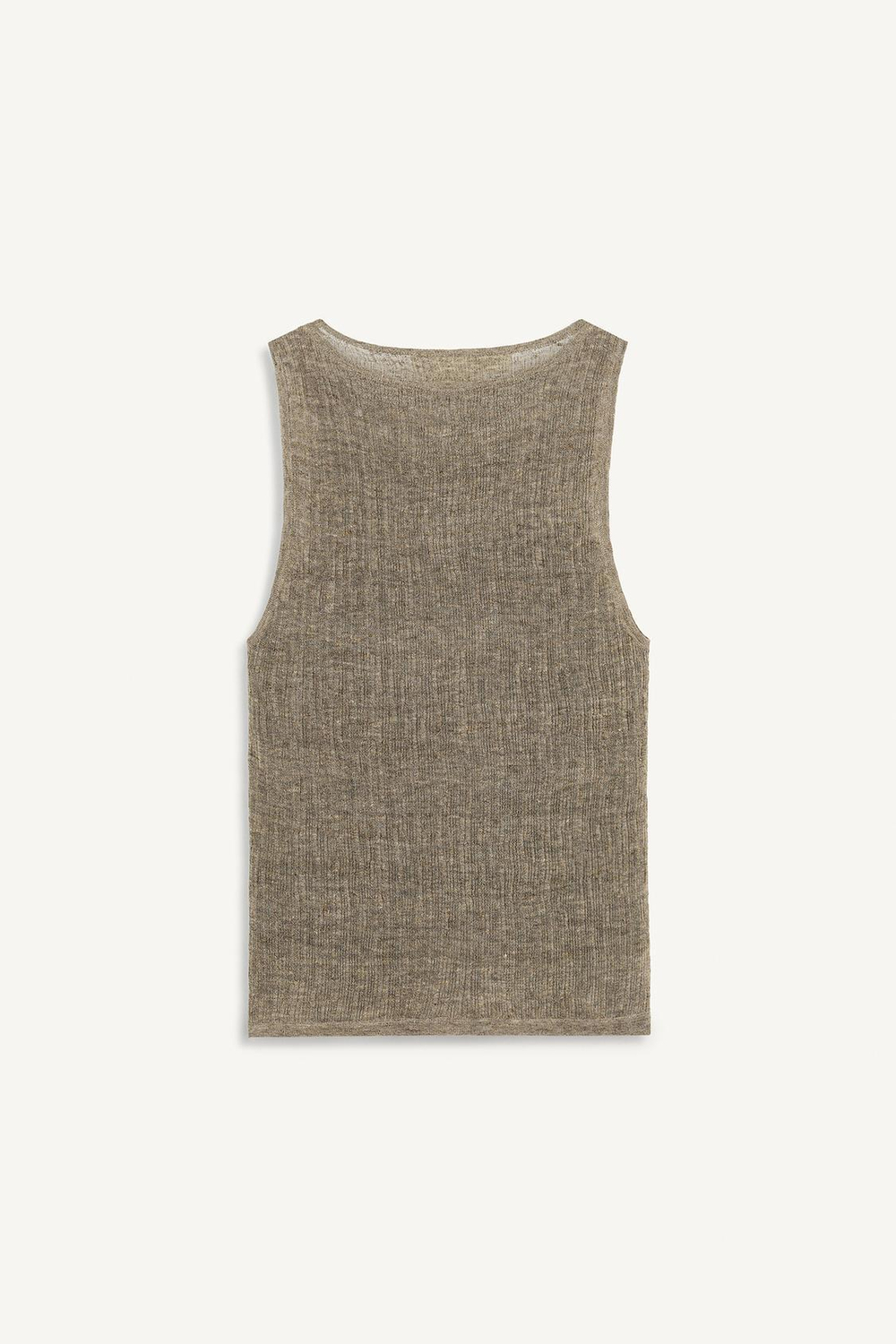 ZARA ТОП БЕЗ РУКАВОВ, ХАКИ