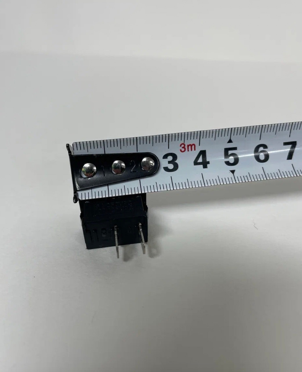 Рокерный (ON-OFF) выключатель, мини, прямоугольная, красная клавиша, TG (1 шт.)