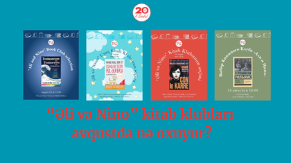 "Əli və Nino" Kitab Klubları Avqustda Nə Oxuyur? 📚