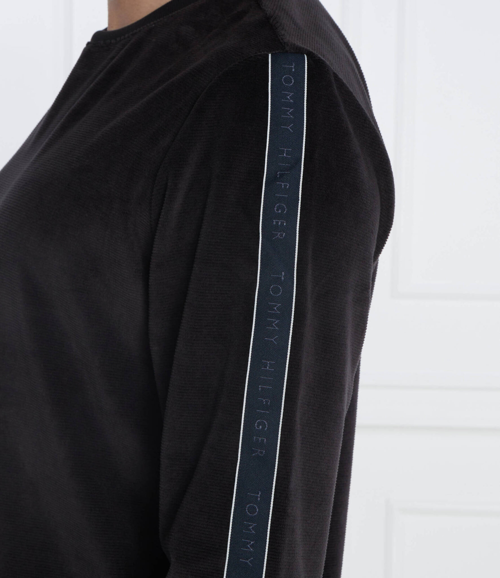 Худи TRACK TOP VELOUR Tommy Hilfiger - черный(UM0UM03010)