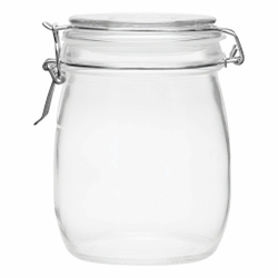 Стеклянная банка для хранения продуктов CLICKY L, объем ок. 750 ml