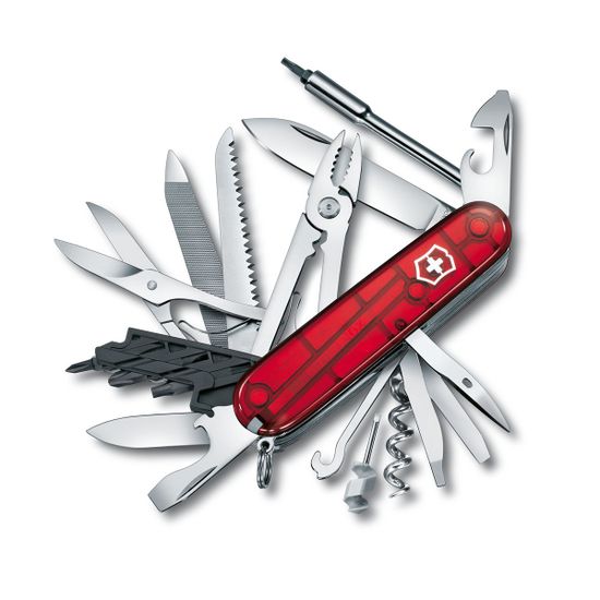 Складной нож Victorinox 1.7775.T CyberTool 41 c клинком из стали X55CrMo14, рукоять Cellidor