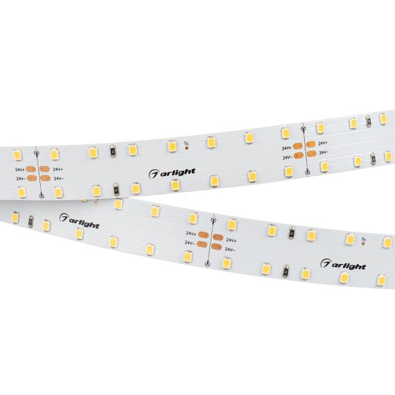 Светодиодная лента Arlight 22W/m 140Led/m 2835SMD теплый белый 4,7M RT-A140-20mm 24V Warm3500 028001