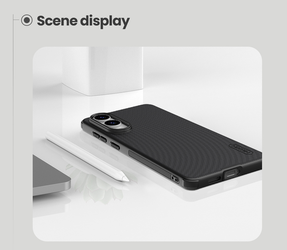 Чехол от Nillkin c поддержкой MagSafe для Samsung Galaxy S25 Edge, серия Super Frosted Shield Pro Magnetic Case