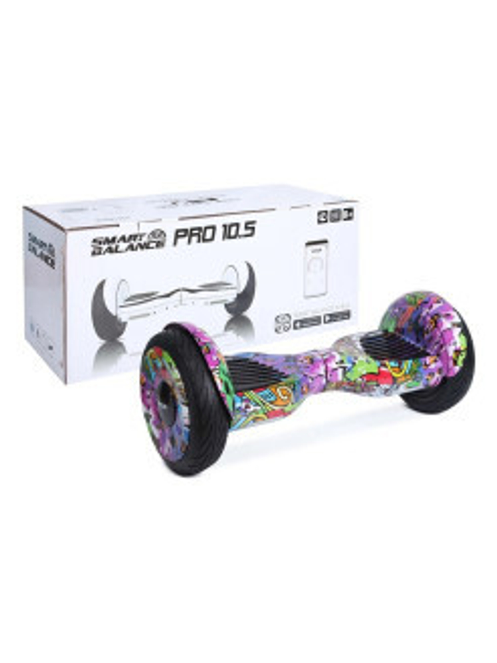 Гироскутер Smart Balance PRO 10.5"Фиолетовый графити SB105A078