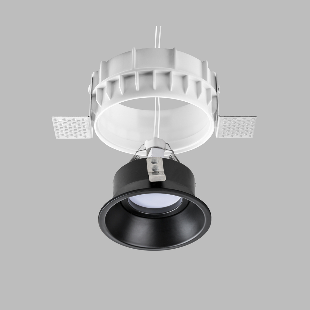 G214607 Светильник DOMINO ROUND MR16 ЧЁРНЫЙ (214610+214607)