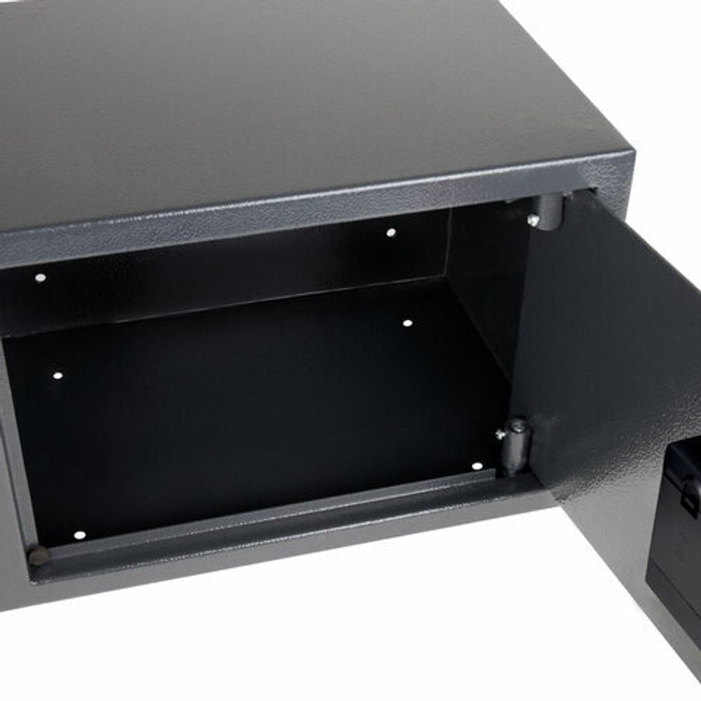 Сейф мебельный DASWERK SC-250EL (250х350х250 мм), электронный замок, графит, 291343