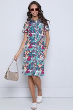 Платье-рубашка Сидни Хит (яркое лето) Diolche (Акция)