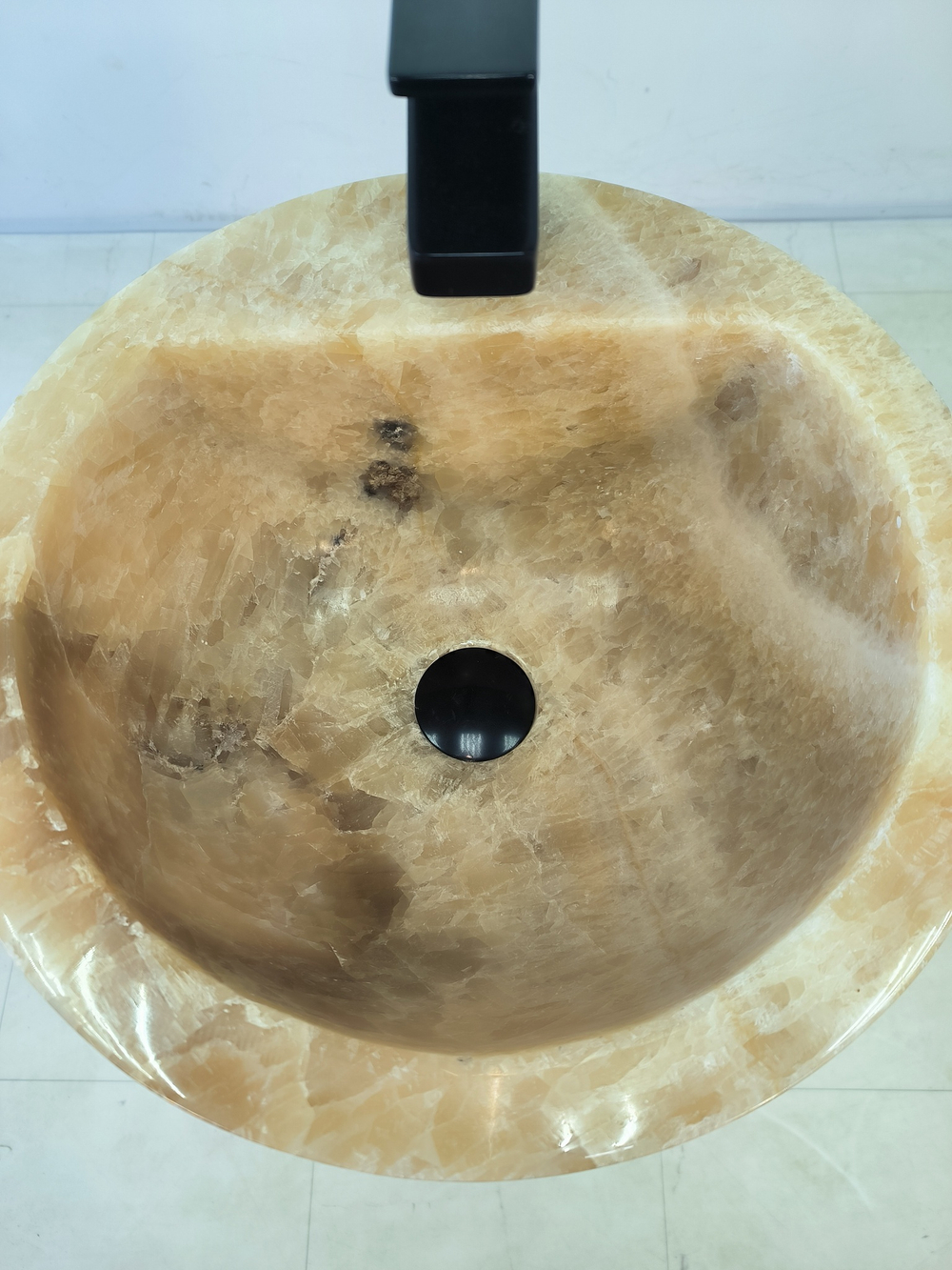 Раковина напольная из оникса Sunset ON-61348 (40*40*90)