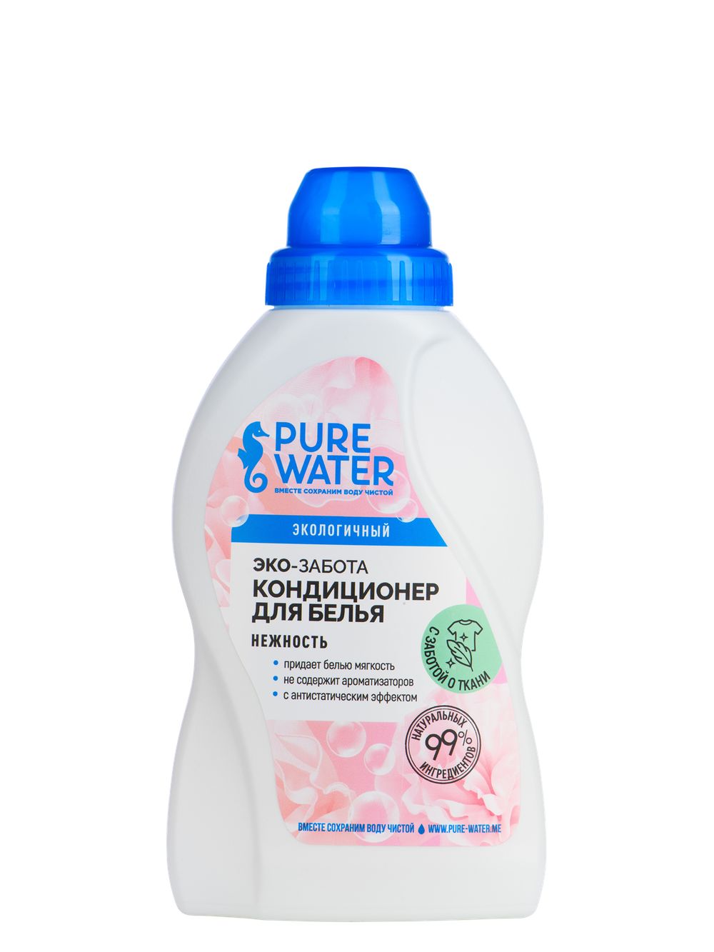 Кондиционер-ополаскиватель для белья Нежность 480 мл (Pure Water)