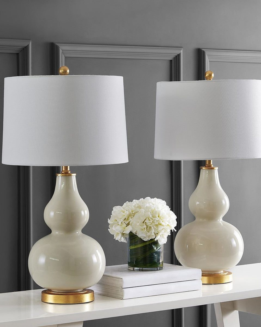 Настольная лампа "Мерсер" ivory