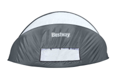 Каркасный бассейн Bestway 366х122 см + фильтр-насос 2006 л/ч, лестница, тент, навес (5619K BW)