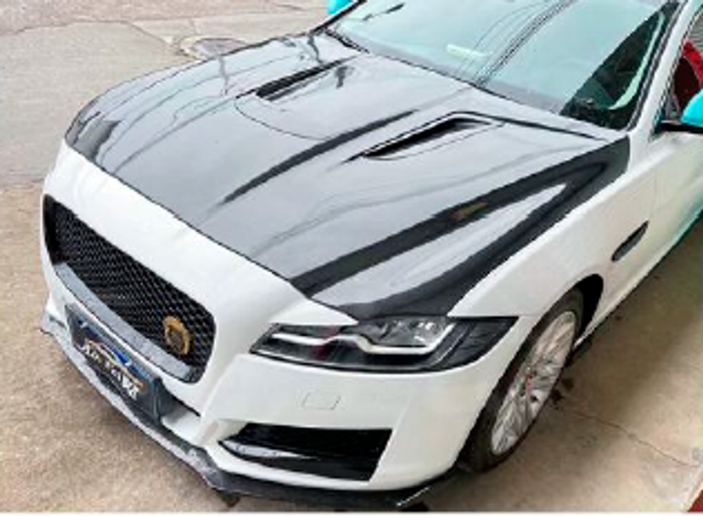 Карбоновый капот для Jaguar XF 2016-2020 Ягуар