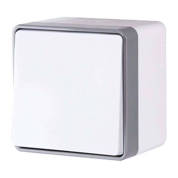 Выключатель одноклавишный влагозащищенный Werkel Gallant белый W5010201 4690389163920